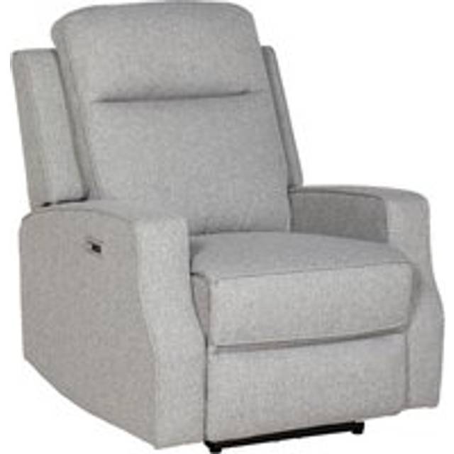 HOMCOM Electric Armchair - Fabric Recliner Chair with USB Port - Grey | TJ Hughes