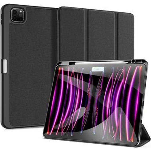 iPad Pro 13 (2024) Dux Ducis Domo Tri-Fold Smart Foliofodral - Blå