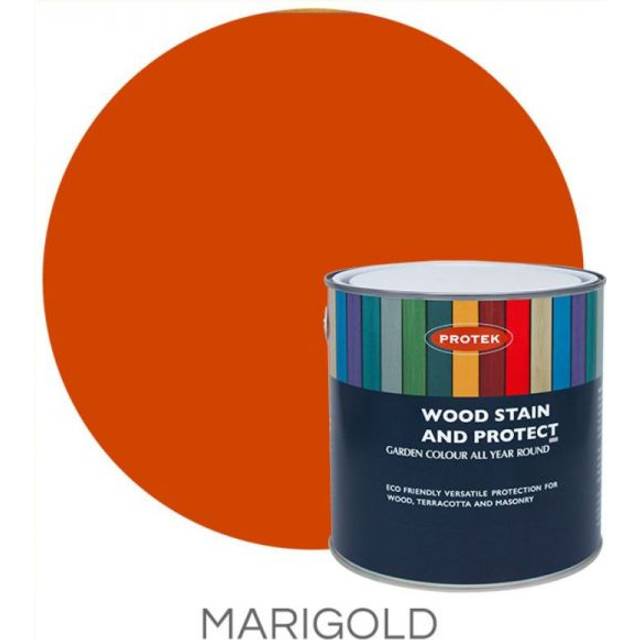 Protek Wood Stain & Protector - Marigold 5 Litre - Orange