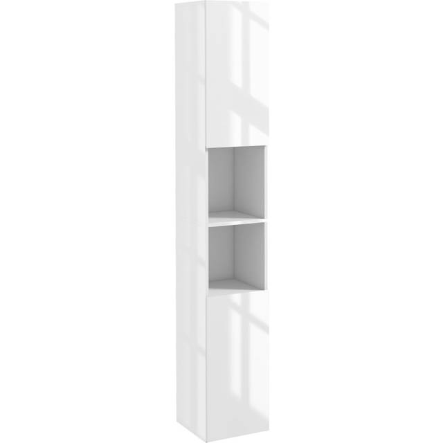 Adhiraj 30" W x 181.5" H x 30" D Linen Cabinet - Silver (181.5cm H X 30cm W X 30cm D)