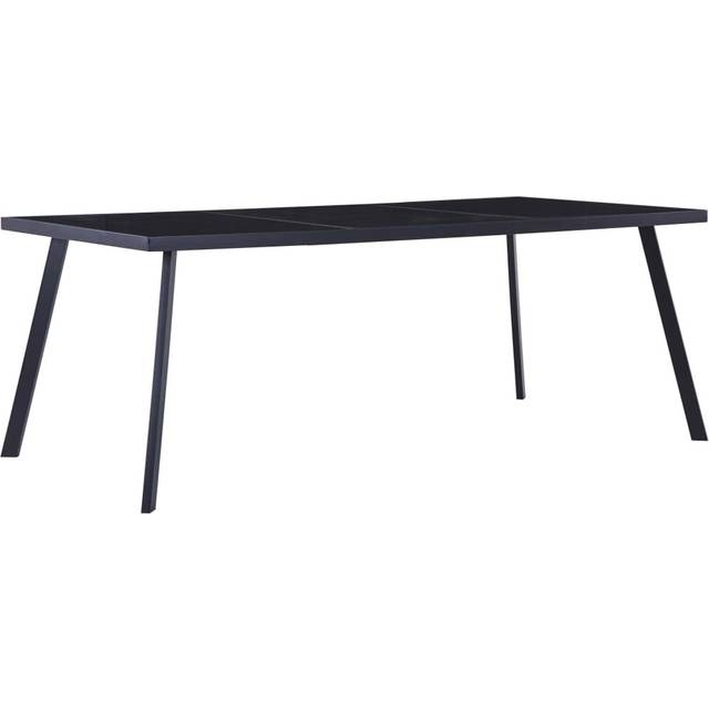 Granville Dining Table - Black (70cm H x 200cm L x 100cm W)