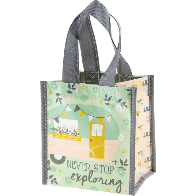 Karma Reusable Gift Bags - Tote Bag and Gift Bag with Handles - Perfect for Birthday Gifts and Party Bags RPET 1 Camper Small
