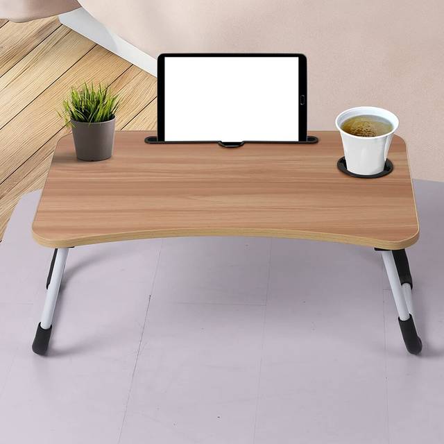Taylor Laptop Cart - Walnut Brown (45cm H X 35cm W X 16cm D)