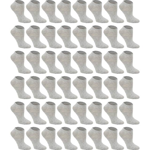 48 Pairs Womens Low Cut Ankle Socks  Comfortable Lightweight Breathable Athletic Bulk Pack Wholesale