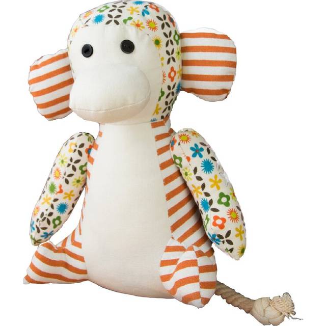 Monkey Fabric Floor Door Stop - Orange (45.72cm H X 60.96cm W X 35.56cm D)