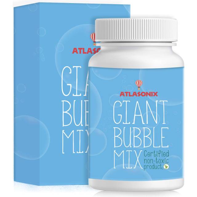 Giant Bubble Mix Solution 7 Gallons Big Huge bubbles Concentrate for Wands, Non toxic safe for kids and pets outdoor fun birthday party games soap