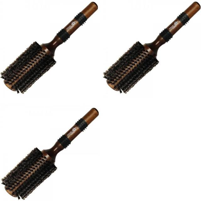 Head Jog 124 Natural Boar Bristle Brush 37mm