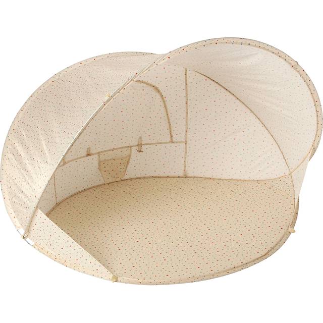 Konges Sløjd Pop-Up Hjärtmönstrat UV-tält Beige One Size      Unisex