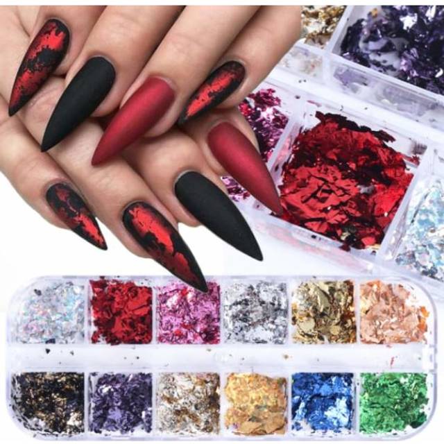 Otego Kameleonttihiutaletta Glitteri Laatikossa - Multicolor