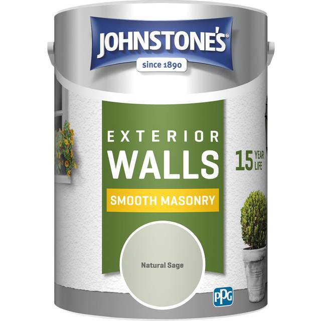 Johnstone's Smooth Masonry Paint 15Year Life Natural Sage 5L