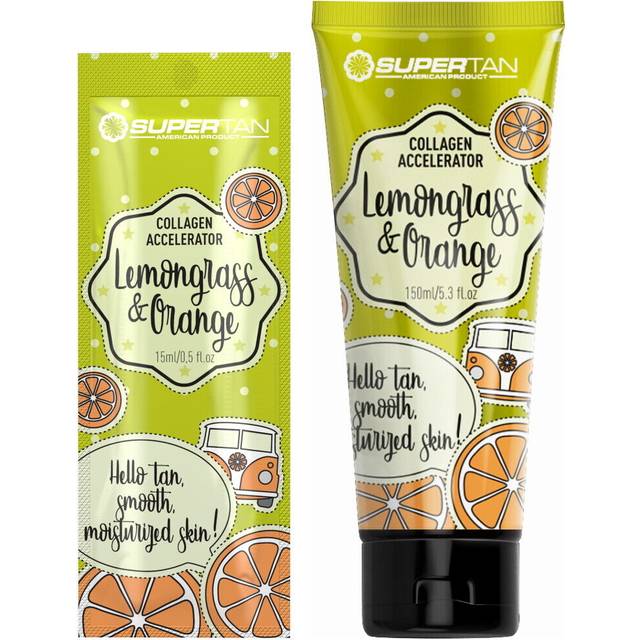 SuperTan Lemongrass & Orange Tanning Lotion Collagen Accelerator 200ml