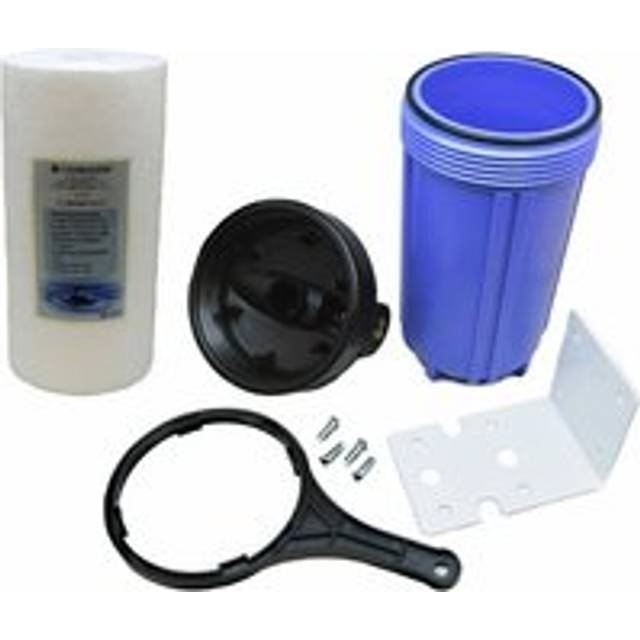 "10"" Jumbo Housing and Sediment Pre Filter Water Filter System 3/4"" BSP by Finerfilters"