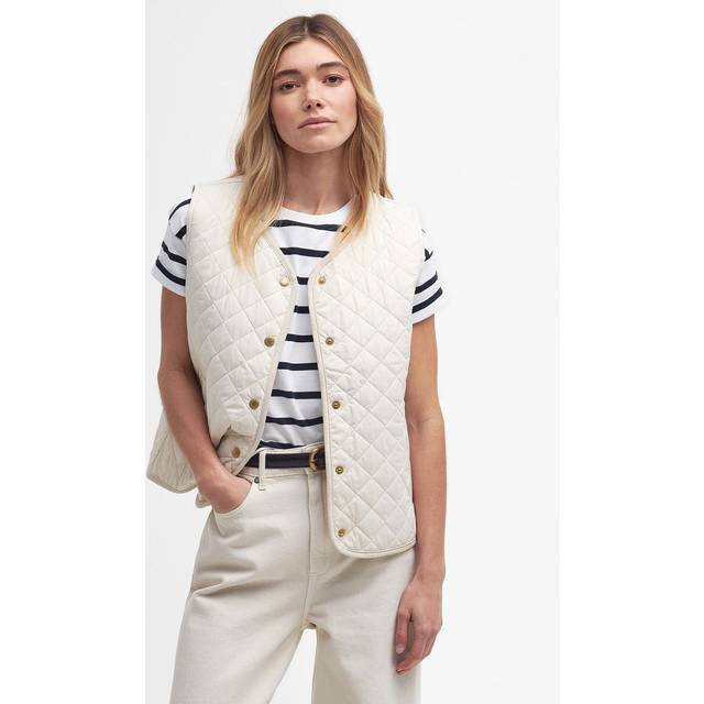 Barbour Hannah Quilted Gilet - Cream