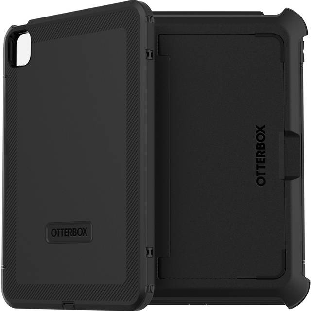 OtterBox Defender Case för iPad Pro 11" (2024), stöttåligt, extra robust skyddande skal med inbyggt skärmskydd, 2x testad till militärstandard, Svart