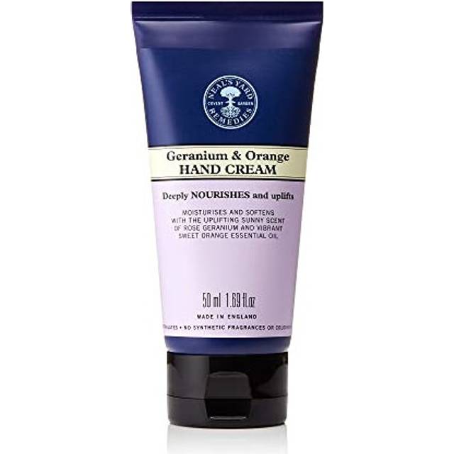 Geranium and Orange Hand Cream | Deeply Nourishing, Keep Hands Soft | 50ml