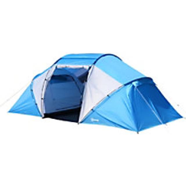 OutSunny Camping Tent A20-044 Blue 460 (W) x 230 (D) x 195 (H) cm Water Resistant