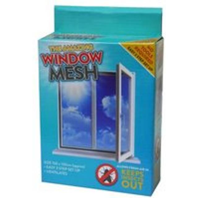 Amazing Window Mesh Black Anti Bug Insect Fly Curtain Screen 150 x 130cm