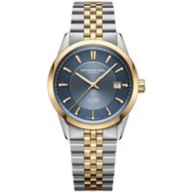 Raymond Weil Men's Freelancer 38 Automatic Date Two-Toned Bracelet Strap Watch, Silver/Gold