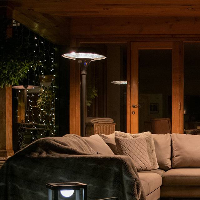Maze Rattan 2100W Helio Freestanding Electric Patio Heater