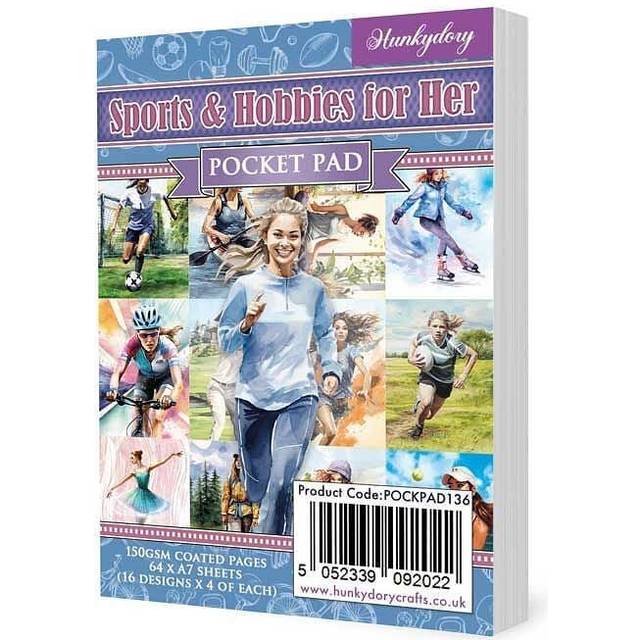 Hunkydory - sports & hobbies for her - a7 pocket pad
