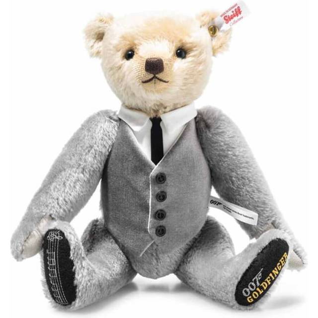Steiff James Bond Goldfinger 60th Anniversary musical Teddy bear