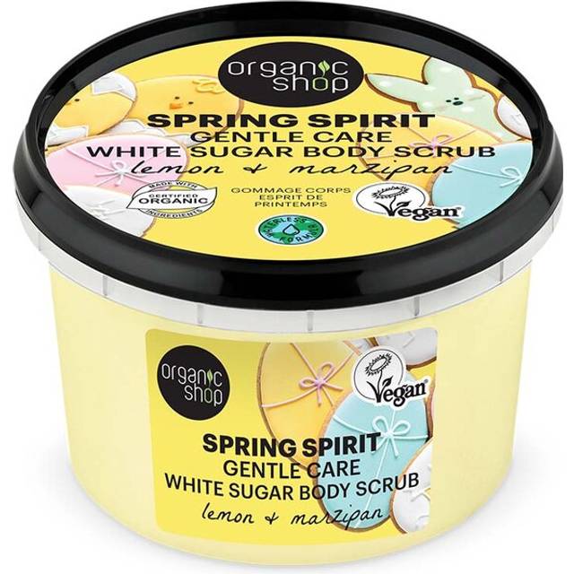 Organic Shop Spring Spirit White Sugar Body Scrub 250ml