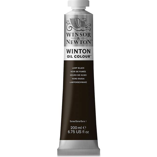 Winsor & Newton Winton Oljefärg 200ml Lamp Black 337