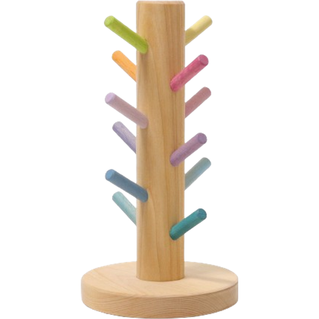 Grimms Sorting Helper Building Rings Pastel