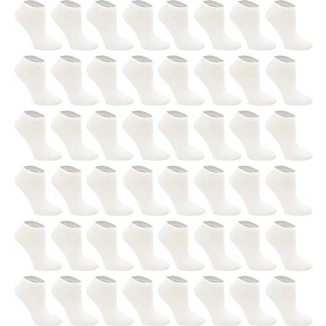 48 Pairs Womens Low Cut Ankle Socks  Comfortable Lightweight Breathable Athletic Bulk Pack Wholesale