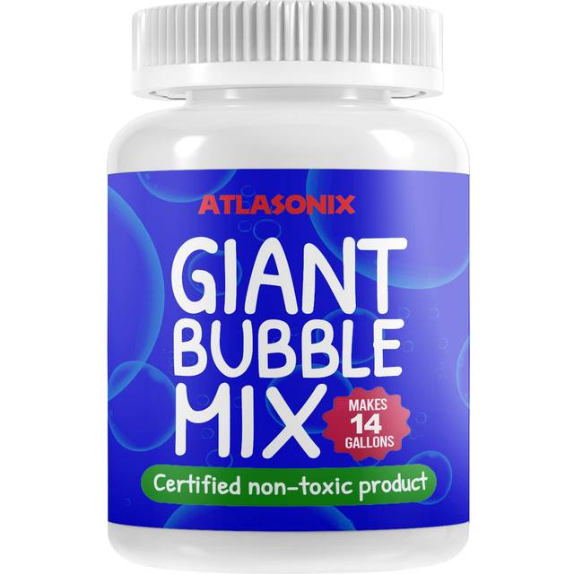 Giant Bubble Mix Solution 14 Gallons Big Huge bubbles Concentrate for Wands, Non toxic safe for kids and pets outdoor fun birthday party games soap