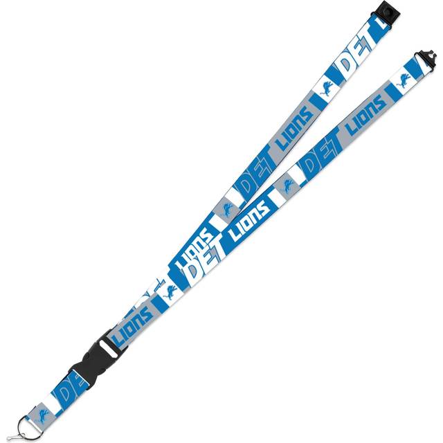 "Rico Industries NFL Football Detroit Lions 19"""""""" x 1"""""""" Premium Unisex-Adult Safety Breakaway Lanyard - Flash"