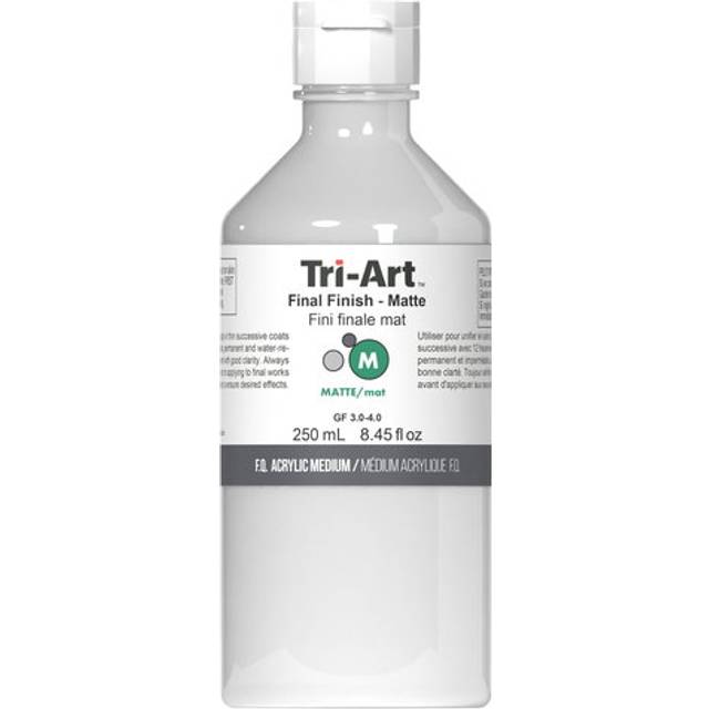 Tri-Art Final Finish Matte 250 ml, skyddande matt lack / fernissa för akrylfärg