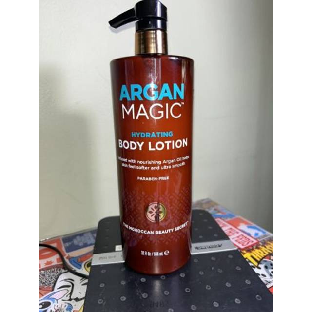 Argan Magic Hydrating Body Lotion with Argan Oil & Shea Butter for Dry Skin - Nourishes Skin  Restores Moisture  Smooths & Softens | Non-Greasy Formul