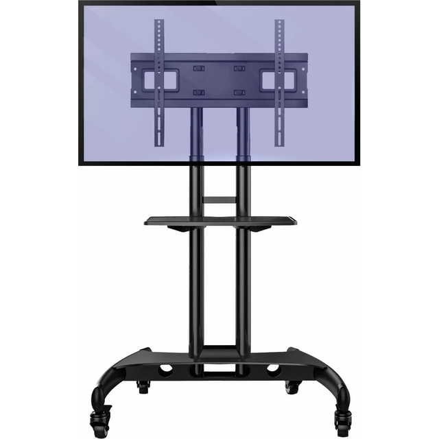 Invision GT1200 Mobile TV Stand on Wheels For 32-65 Inch TVs | Anti Tip & Ultra Stable TV Trolley | Heavy Duty Non Marking...