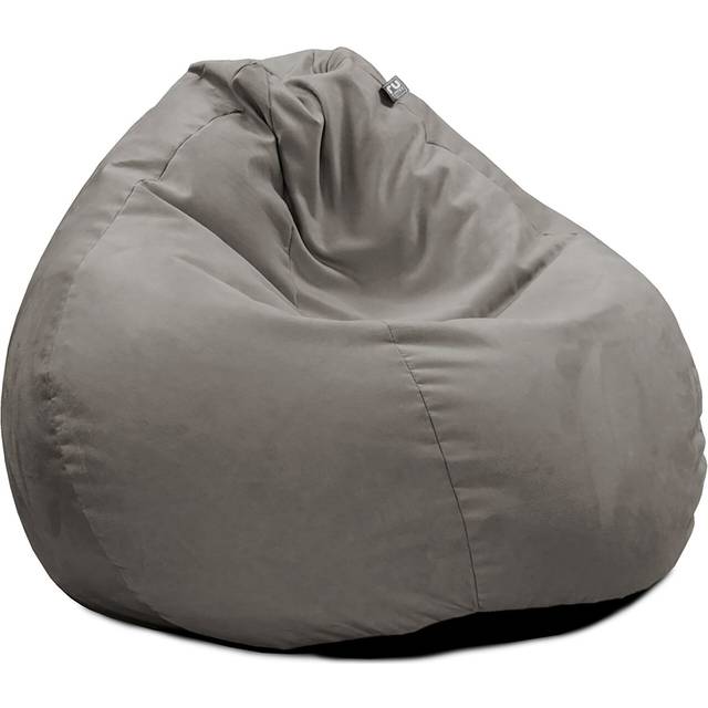 rucomfy Beanbags rucomfy Slouchbag Beanbag - Velvet Pebble, Grey