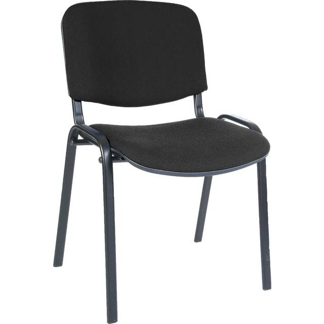 Myrine Armless Stacking Chair - Black