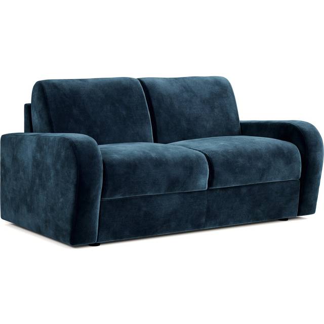 Jay-Be Deco Sofa Bed With E-sprung™ Mattress - Two Seater - Luxe Velvet Airforce, Blue