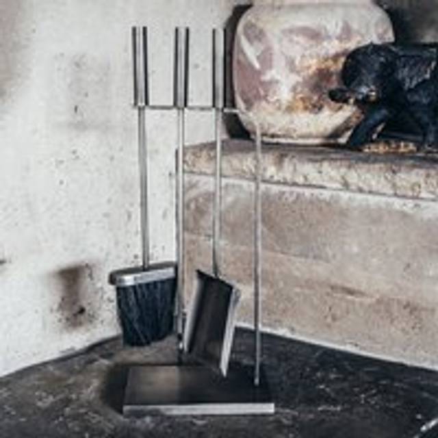 Ivyline Fireside Set, Pewter