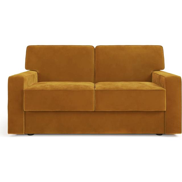Jay-Be® Linea Sofa Bed with e-Sprung™ Mattress - Two seater-Luxe Velvet Saffron