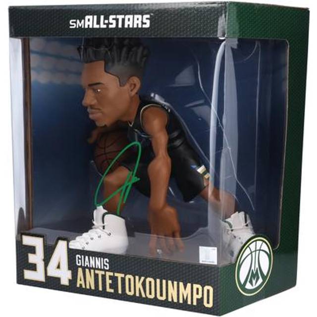 Giannis Antetokounmpo Milwaukee Bucks Autographed smALL-STARS Black 12" Vinyl Figurine - Limited Edition of 500