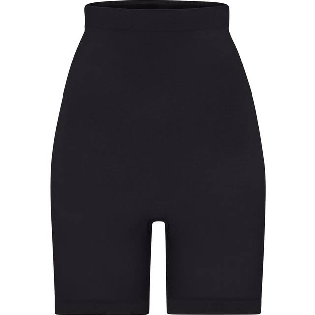 SKIMS High-Waisted Above The Knee Short | Black | XS | Seamless Sculpt - Onyx
