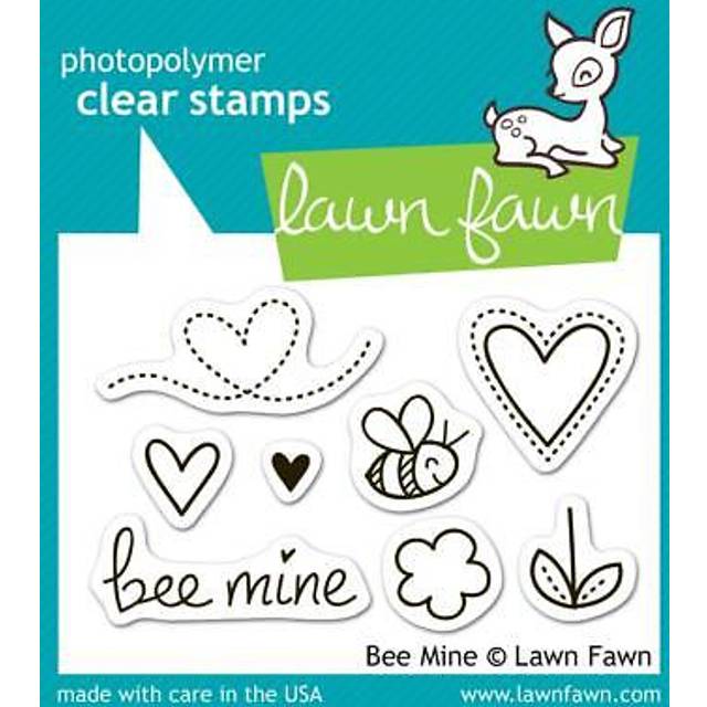 Lawn Fawn Bee Mine 2X3 Clear Stamp Set
