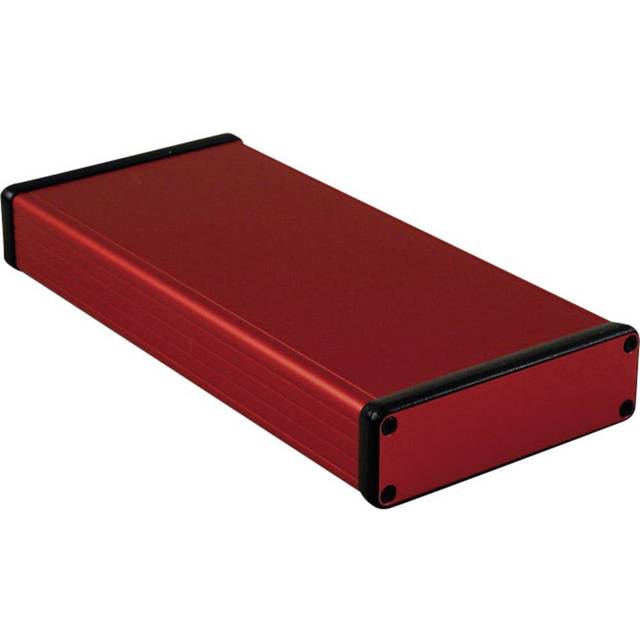 Hammond 1455L2201RD Extruded Aluminium Enclosure 220 x 103 x 30.5m...