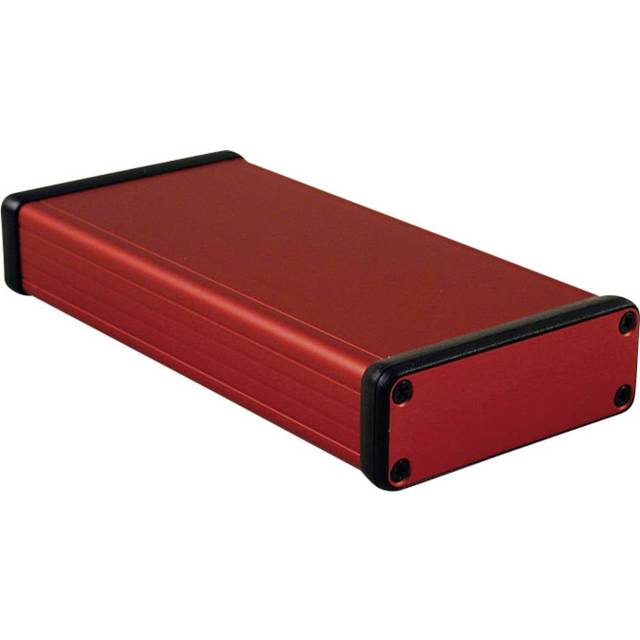 Hammond 1455J1601RD Extruded Aluminium Enclosure 160 x 78 x 27mm Red