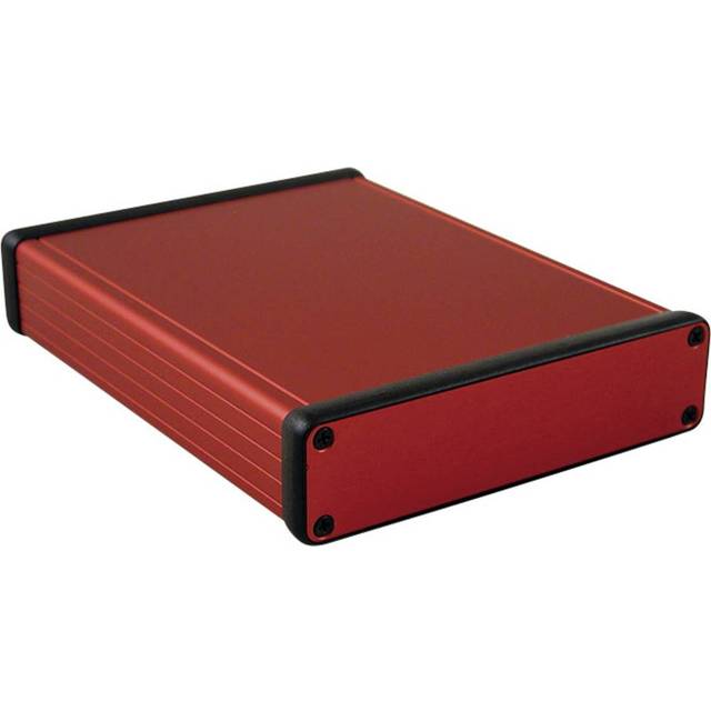 Hammond 1455P1601RD Extruded Aluminium Enclosure 160 x 125 x 30.5m...