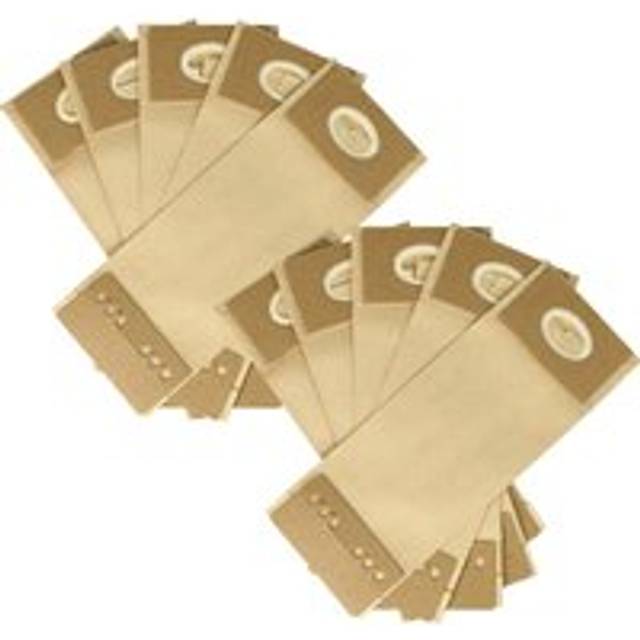 vhbw 10x Turbo Filter Replacement for Festool 489127, 487871, 487779, 483674 for Electric Sander, Orbital Sander - paper-Dust Bag Set Sand-Coloured