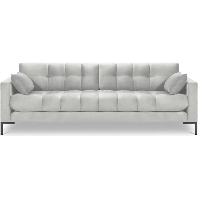 Adoraim 217Cm Square Arm Sofa - Black (75cm H X 217cm W X 92cm D)