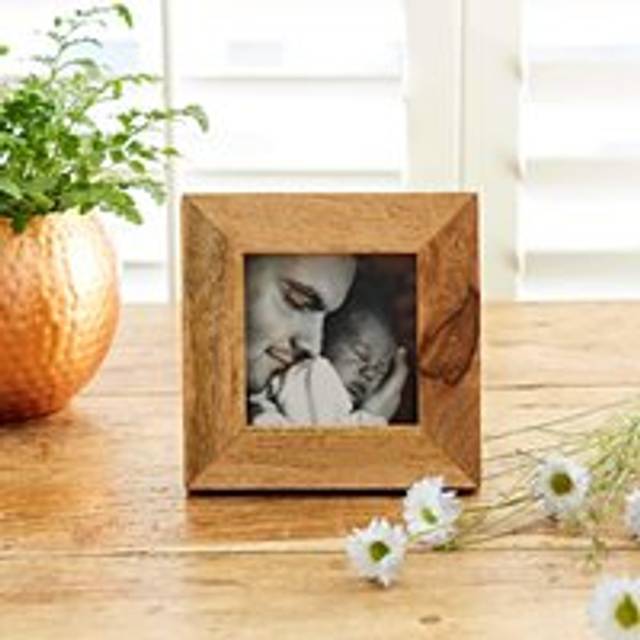 Lakadee Wooden Photo Frame - Natural - Small