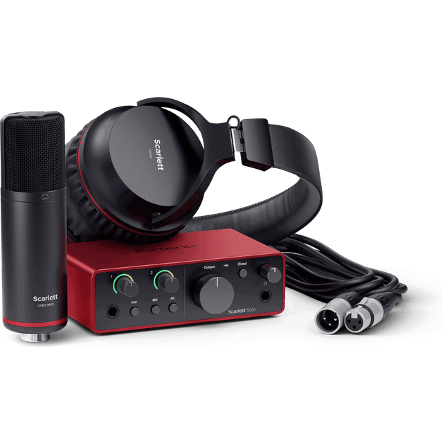 Focusrite Scarlett Solo 4th Gen 2-Kanal USB Audiointerface NEU