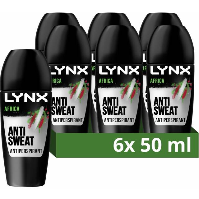 Africa Antiperspirant Roll On 2x faster* drying deodorant for 48 hours of sweat protection 6x 50 ml